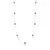 Choker 9 Olhos Gregos Branco de Prata mista - comprar online