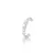 Piercing Fake Trabalhado de Prata - comprar online