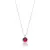 Colar Ponto de Luz Pink de Prata - comprar online