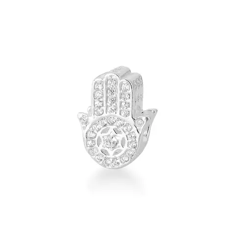 Berloque Mao de Fatima Cravejada de 2 lados - comprar online