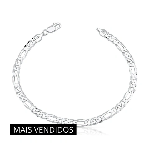 Pulseira Masculina 3x1 6mm Fio 140