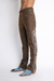 Cuadrícula Leather Pants - buy online