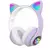 Fone Gatinho Sem Fio com Led Infantil Boy Girl Toy