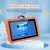 Imagem do Tablet Infantil com tela de 7", 4gb de Memória RAM + 64gb de Memória, Android 13 IA, Câmera Frontal e Traseira, Wifi, Bluetooth, FM e Bateria de 4000mAh