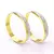 Par Alianças de Ouro 18K Bodas de Prata 3,5 mm Detalhes Rodinado - comprar online