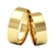 Par Alianças Ouro 18k 6 mm Quadrada Polido - comprar online