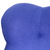 Poltrona Femminile Com Puff Lisa Azul