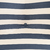 Poltrona Femminile Com Puff Listrada Preto e Bege - comprar online