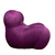 Poltrona Femminile Com Puff Lisa Roxa - loja online