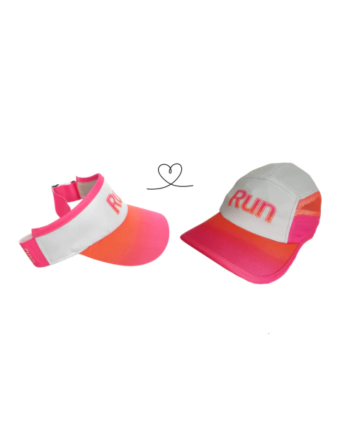 Combo Casal 3WE – Boné + Viseira RUN - Para Quem Vive em Movimento