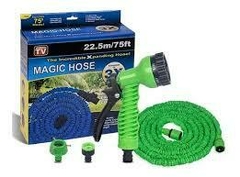 Manguera Expansible 15Mts con Pistola Regadora Verde - tienda online
