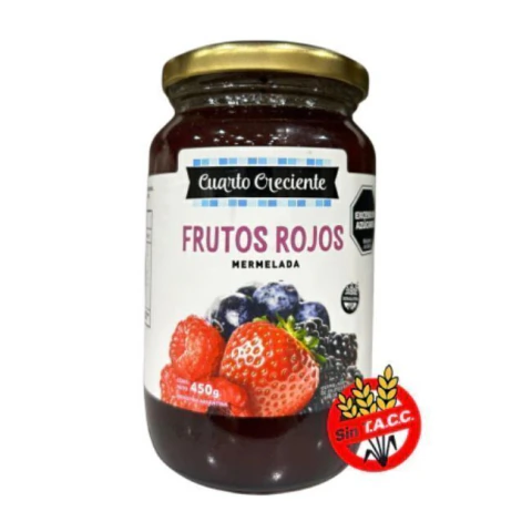 1595-Mermelada Frutos Rojos c/azúcar x 400gr