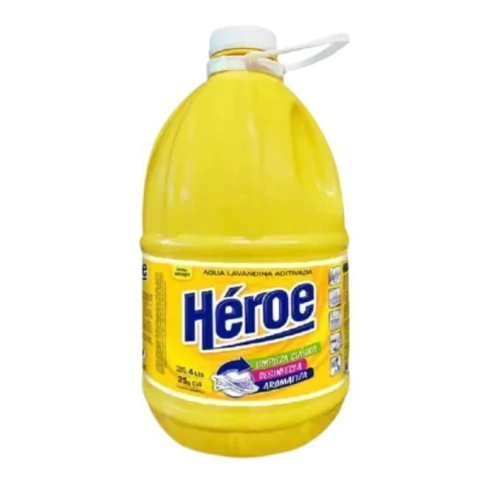 4971-Lavandina Clásica Héroe x 4 lt