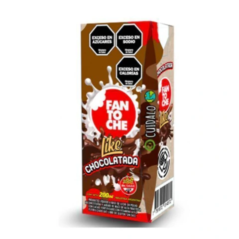 553-Chocolatada Fantoche x 200ml x 18 unidades