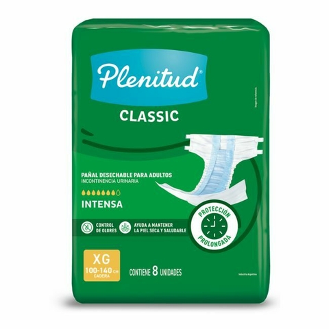 8165 - Pañales Para Adultos Plenitud XG X8 Un.