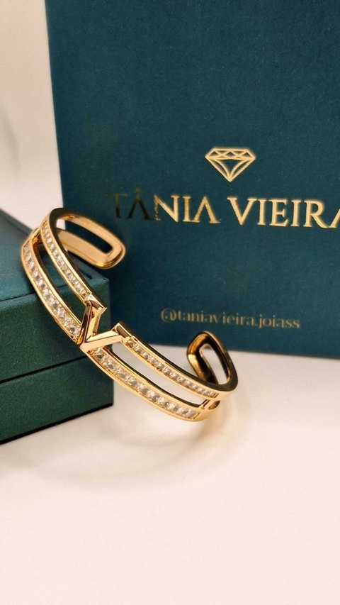 Bracelete de zircônias