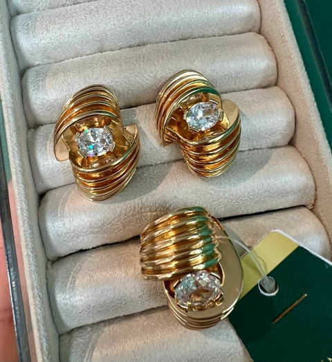 Conjunto luxo trabalhado