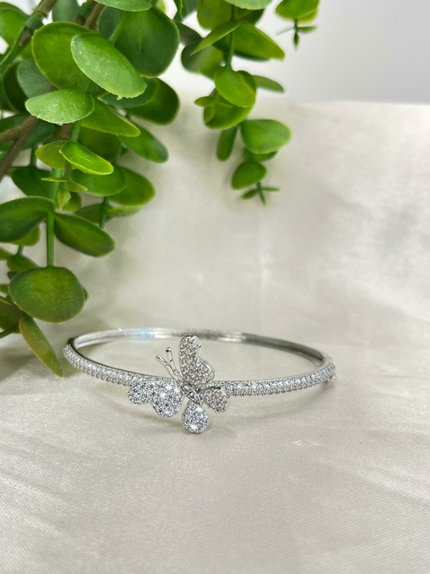 Bracelete Borboleta Cravejado