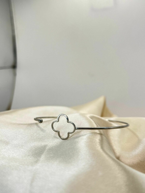Bracelete Flor de Prata