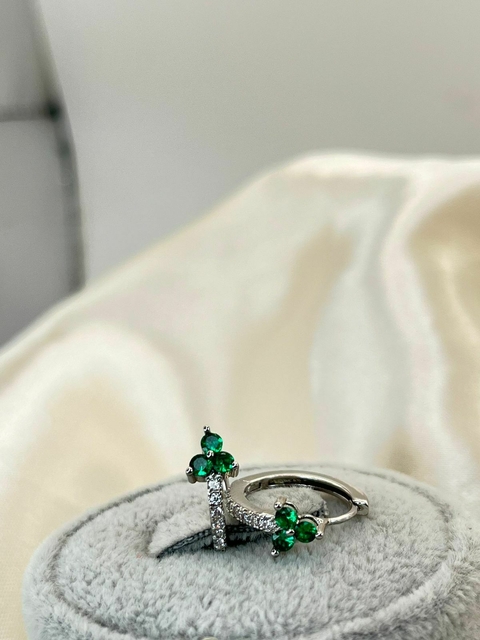 Brinco Trèfle Esmeralda