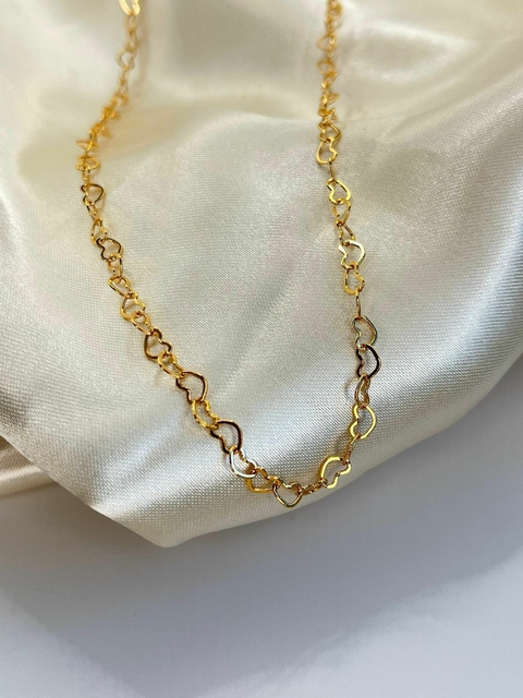 Colar Corações Delicados