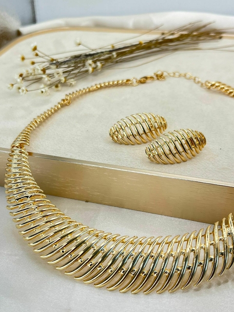 Conjunto Dourado Luxor