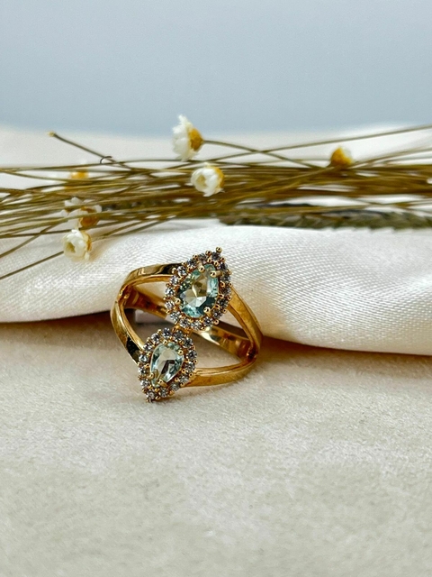 Anel Elegância Gêmea