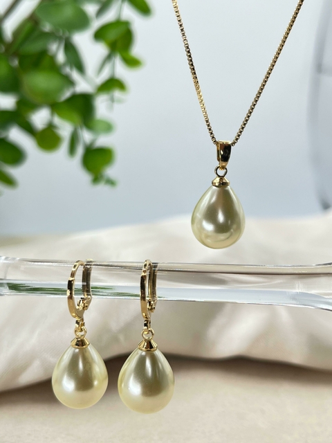 Conjunto Gotas de Pérola - comprar online