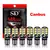 6 pçs w5w led t10 led canbus 168 194 lâmpada led 24smd marcador lateral do car