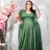 Vestido para madrinha plus size longo com brilho - MARISA MODAS VESTIDOS DE FESTAS 