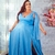 Imagem do Vestido Verde Oliva Plus Size Longo Manga Capa Fenda Lurex Madrinhas