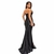 vestido slip dress preto longo - comprar online