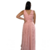 Vestido Rose brilho Tule fenda Vestido madrinha Rose longo fenda - comprar online