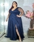 Imagem do Vestido para madrinha plus size longo com brilho