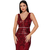 Vestido Marsala formatura Paetê - loja online