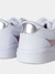 Tênis causal colors confort branco, rosa e prata