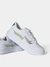 Tênis causal colors confort branco, verde e prata - loja online