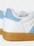 Tênis em couro sintético listras azul - Islan Shoes