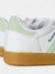 Tênis em couro sintético listras verde - Islan Shoes