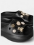 Crocs Papete bottons preta na internet