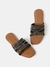 Rasteirinha feminina com strass detalhe preto - comprar online
