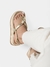 Sandália plataforma nó gold - Islan Shoes