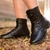 Coturno feminino Courino Preto - Islan Shoes