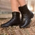 Coturno feminino Courino Preto - loja online
