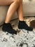 Bota feminina cano curto nobuck