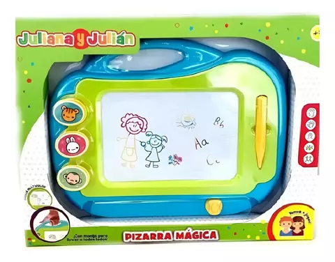 pizarra Magica juliana y julian Con Formas - comprar online