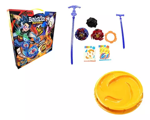 BATTLE BLADES Pista Con Lanzador Burst