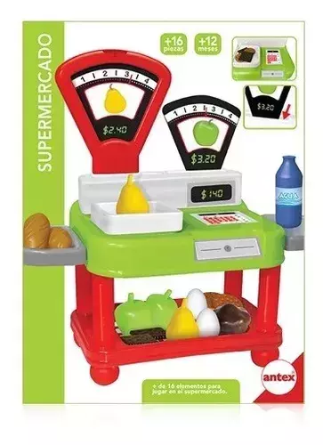 Juego De Supermercado Antex Art 2267 Color Multicolor - comprar online