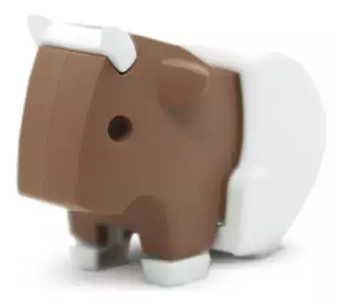 ANIMALES MAGNETICOS MADERA 9cm baby ñu plk