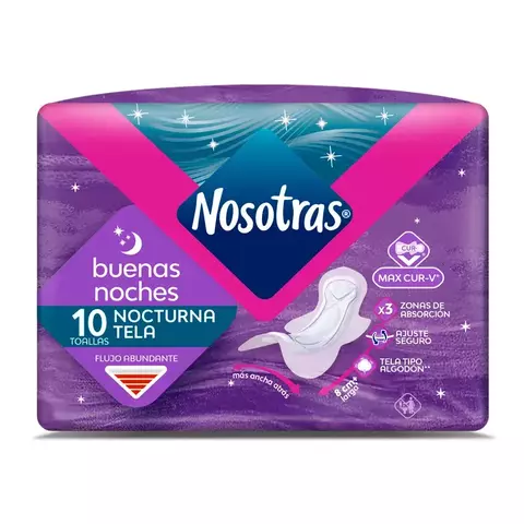 Toallas Nosotras Buenas Noches x 10 Uds - comprar en línea